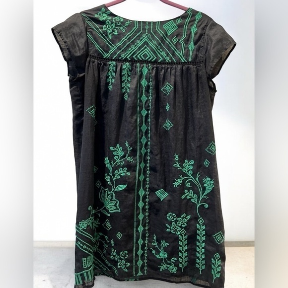 JOHNNY WAS Workshop Willow Petal Sleeve heavily embroidered Dress NWT - Picture 5 of 15
